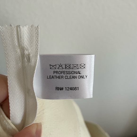 Proenza Schouler White leather skirt 100% lamb skin - Picture 7 of 8